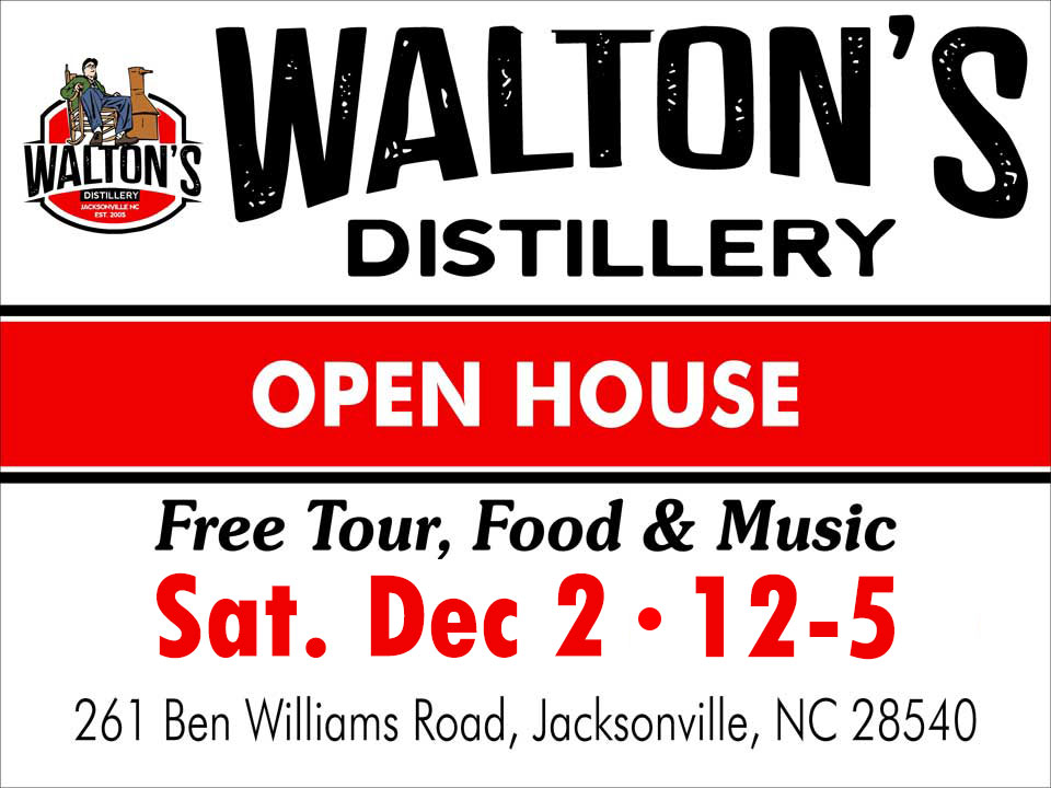 Open House at Waltons Distillery Sat Dec 2