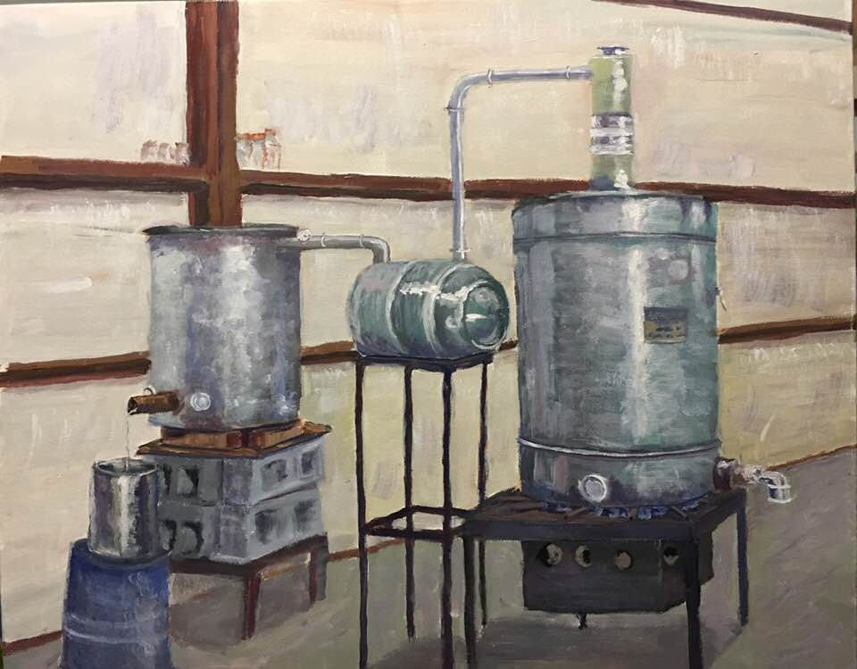 This painting is one completed by Dean Remington
